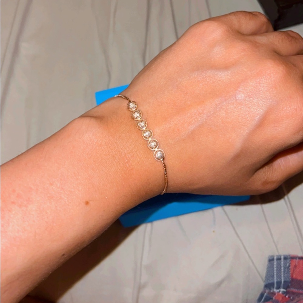 Adjustable bracelet - rose gold